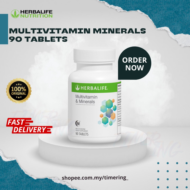 *Original 100* Herbalife Multivitamin Minerals 综合维他命和矿物质 (90 tablets