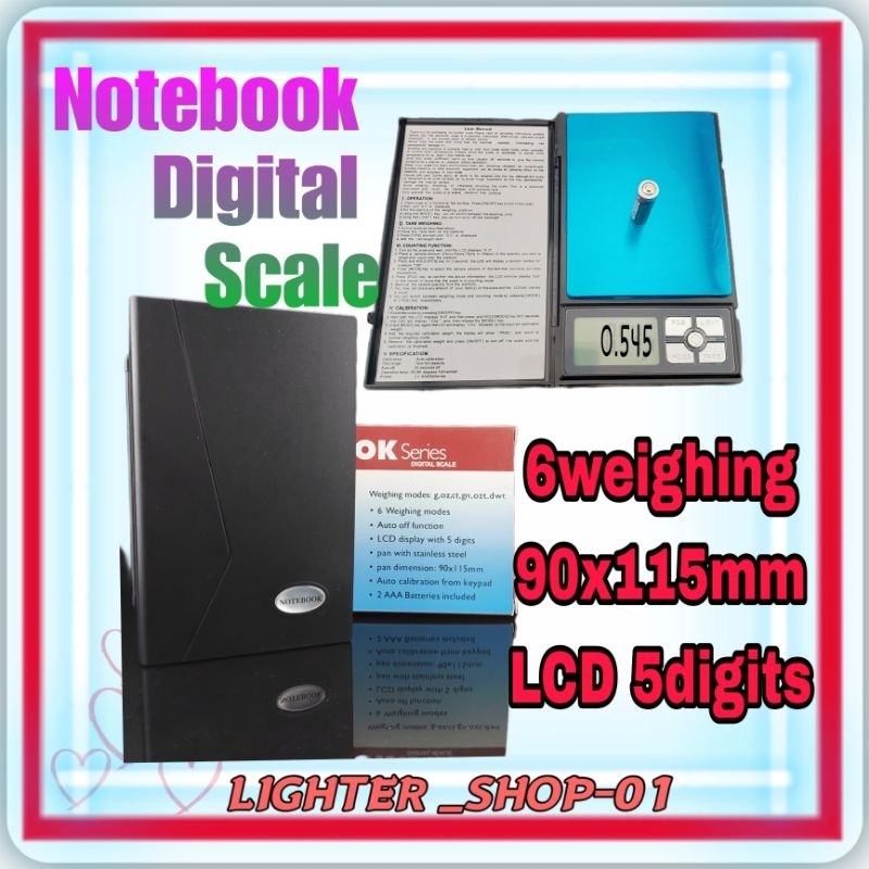 Series Model Notebook Digital Scale LCD Diplay 5 Digits | Shopee Malaysia