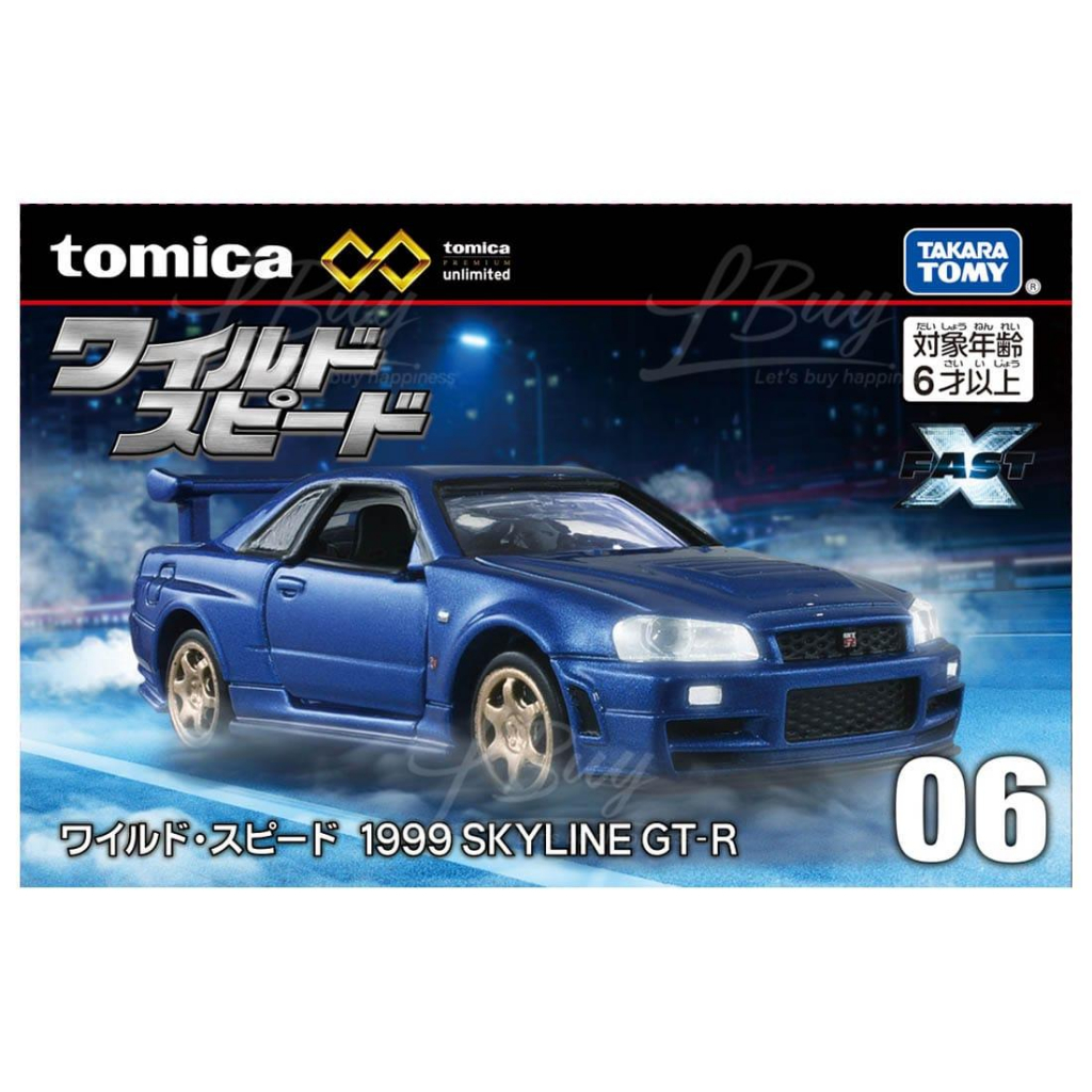 Tomica Premium Fast & Furious Gtr R34 Unlimited Diecast Model Car No06 ...