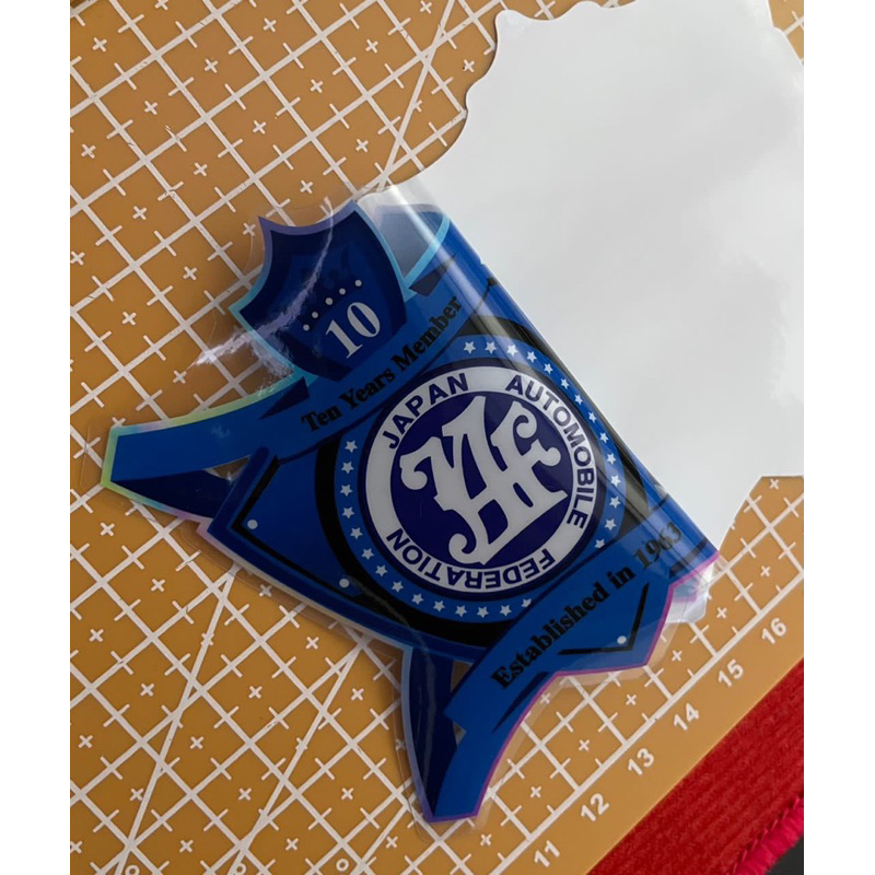 🔰JDM JAF Anniversary Kelawar 10th-50th Sticker Tampal Dalam Tiffana ...