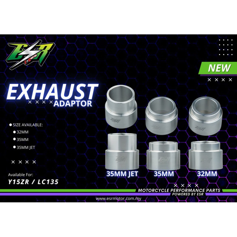 Y15 LC 135 ESR MOTOR EXHAUST ADAPTER& EXHAUST O2 SENSOR | Shopee Malaysia