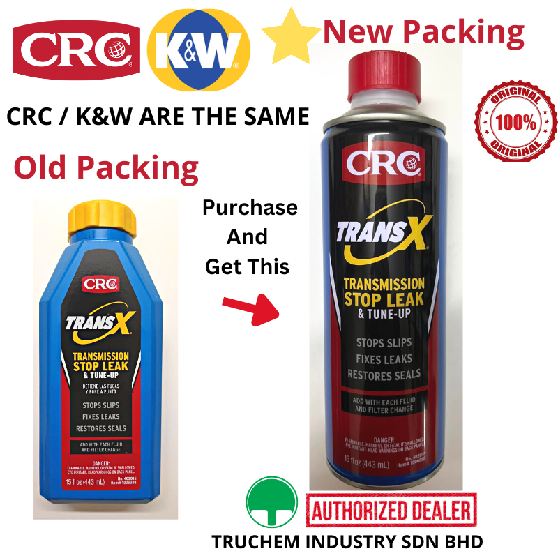 K&W CRC TRANSX ATF AUTOMATIC TRANSMISSION STOP LEAK & TUNEUP CRC