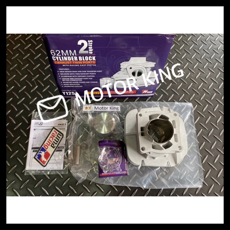 UMA RACING Cylinder Block 62MM Yamaha 125 Y125Z 125ZR 125Z 62 mm ...