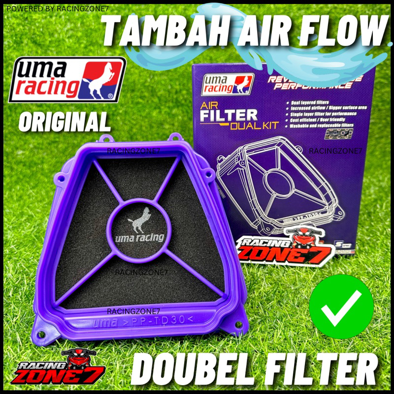 100 Original UMA Air Filter/ Y15ZR LC135 RS150 Y16 RSX150/ UMa Racing Air Filter/LC135 V1V8