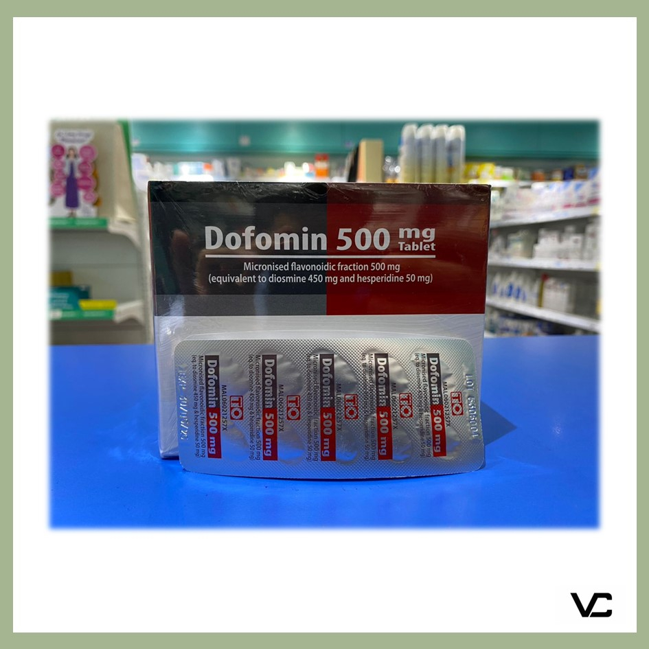 [EXP: 02/2025] Dofomin 500mg (UBAT BUASIR / HAEMORRHOIDS) | Shopee Malaysia