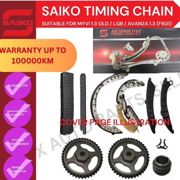 TIMING CHAIN SET PERODUA MYVI 1.3 1ST GEN / MYVI LAGI BEST 1.3 2TH GEN
