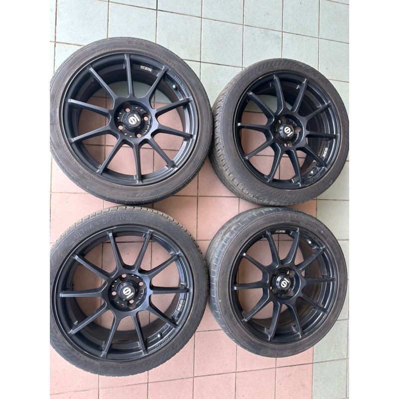 sparco racing sport rim wheel 17 inch pcd 100 4 hole | Shopee Malaysia