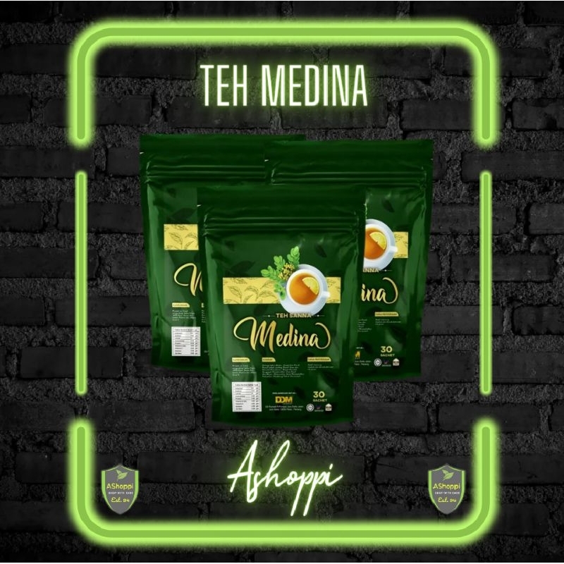 [FREE SHIPPING | ORIGINAL HQ] TEH SANNA MEDINA TEA HERBA | Shopee Malaysia
