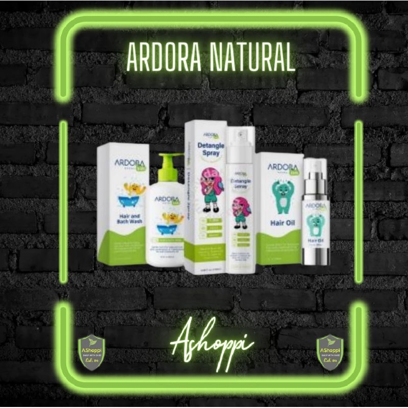 [FREE SHIPPING ORIGINAL HQ] ARDORA NATURAL HAIR OIL + BATH WASH