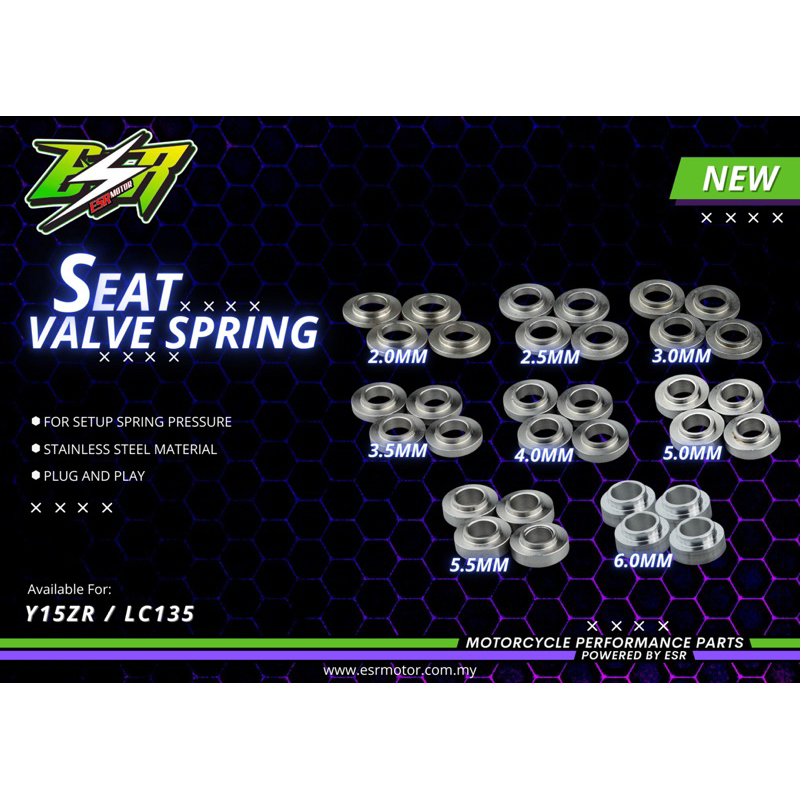 SEAT VALVE SPRING ESR Y15/LC135 Shopee Malaysia
