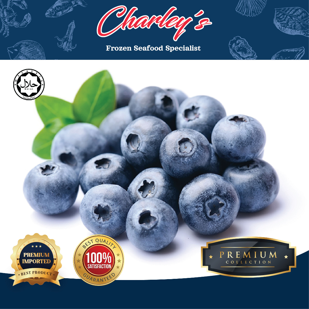 Frozen Blueberries 500G Blueberry Charleys Food Shopee Malaysia