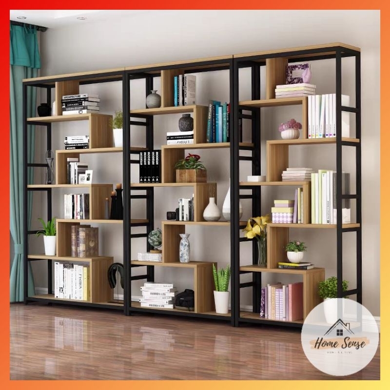 Modern Display Rack Partition Divider Wall Bookshelf