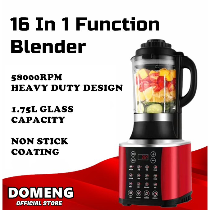 BioloMix 1300W Smoothie Blender with 1.5L Glass Jar, Personal