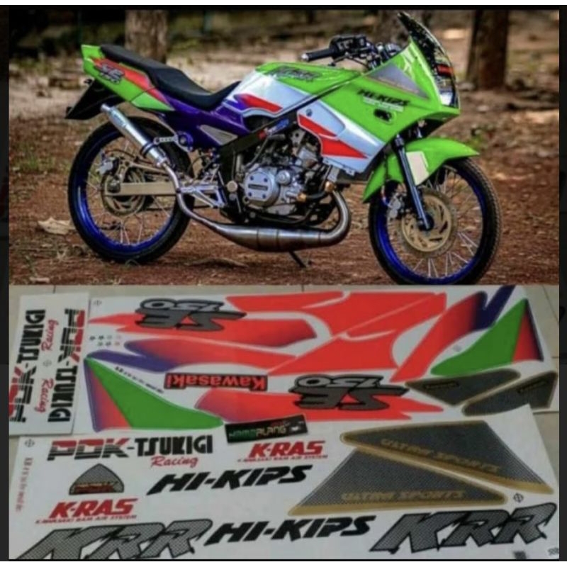 Sticker for KAWASAKI KIPS KRR SSR PDK ZSR CYCLONE 150 non RXZ TXR NSR ...