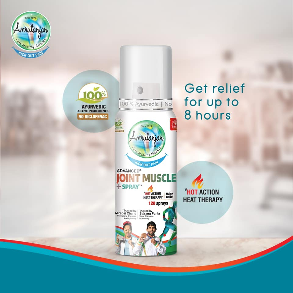 Amrutanjan Advanced Joint Muscle Pain Spray 30gm | Shopee Malaysia