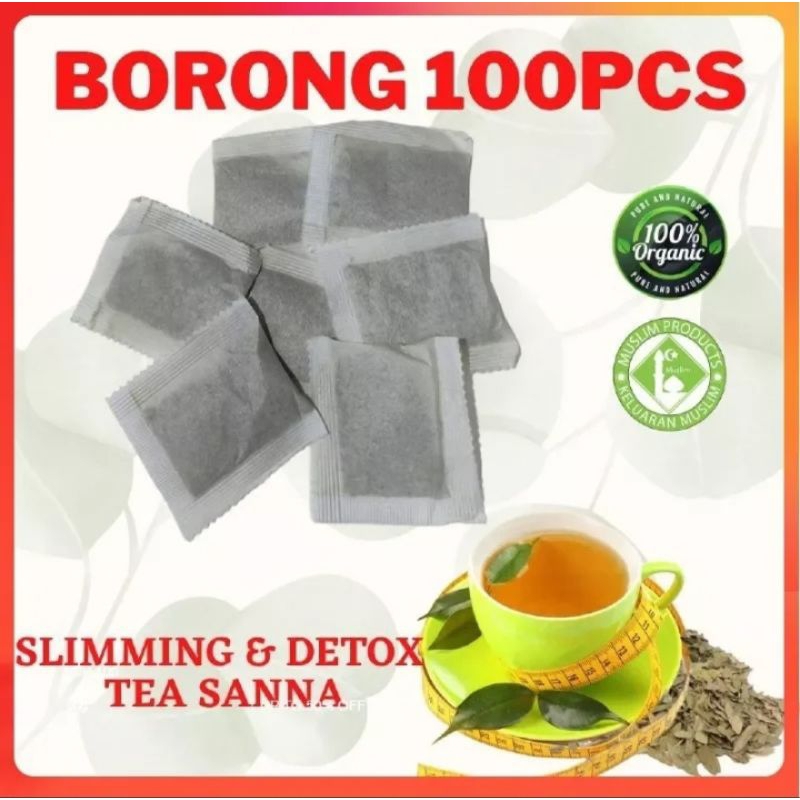 ( 100 Uncang Original ) Daun Senna Uncang | Original Sanna Tea | Teh ...