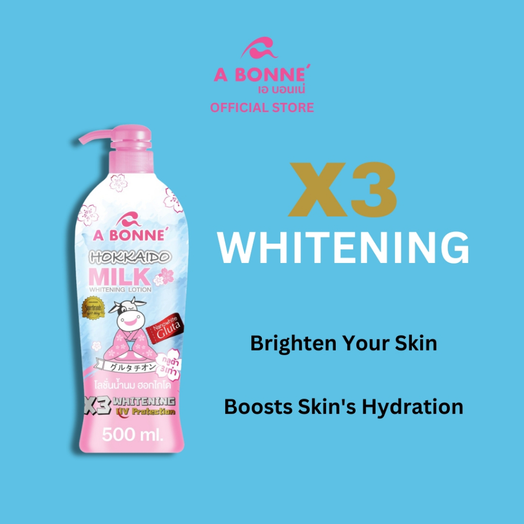 Hokkaido Milk Whitening Lotion 500ml