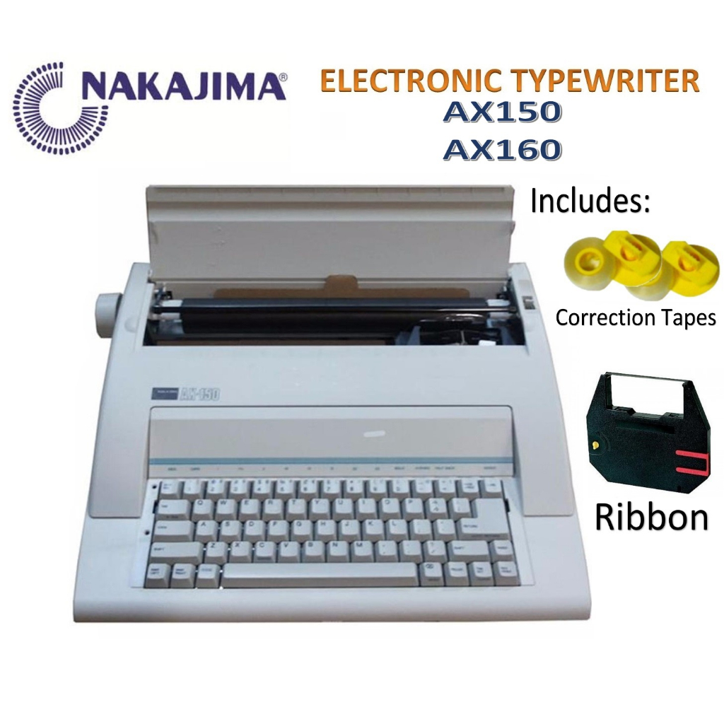 NEW] Electronic Typewriter NAKAJIMA AX-160 AX-150 Mesin Taip