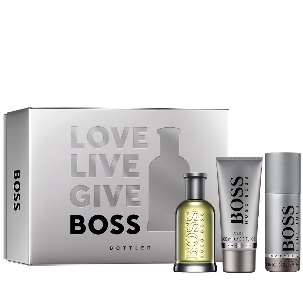 ORIGINAL Hugo Boss Bottled EDT 100ML Perfume Gift Set | Shopee Malaysia