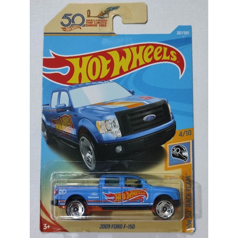 Hot Wheels 2009 Ford F150 HW 50th Race Team (softcorners card / with ...