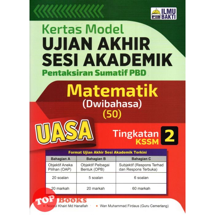 [TOPBOOKS Ilmu Bakti] Kertas Model UASA Pentaksiran Sumatif PBD ...