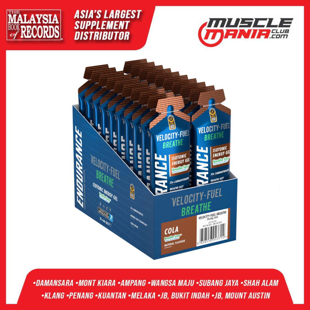 Endurance Isotonic Energy Gel Breathe (20 packs) Shopee Malaysia