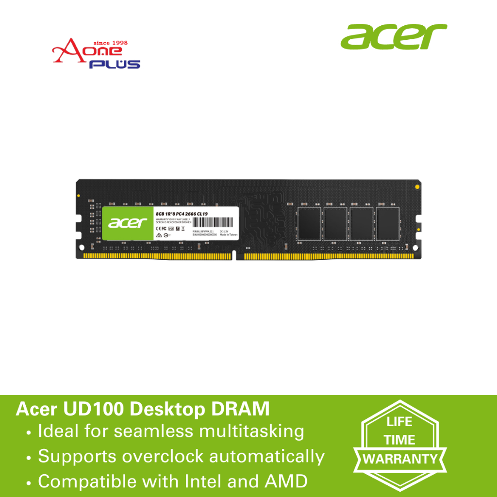 (AONE PLUS SS2) Acer UD100 Desktop DRAM (4 GB / 8 GB / 16 GB / 32 GB ...