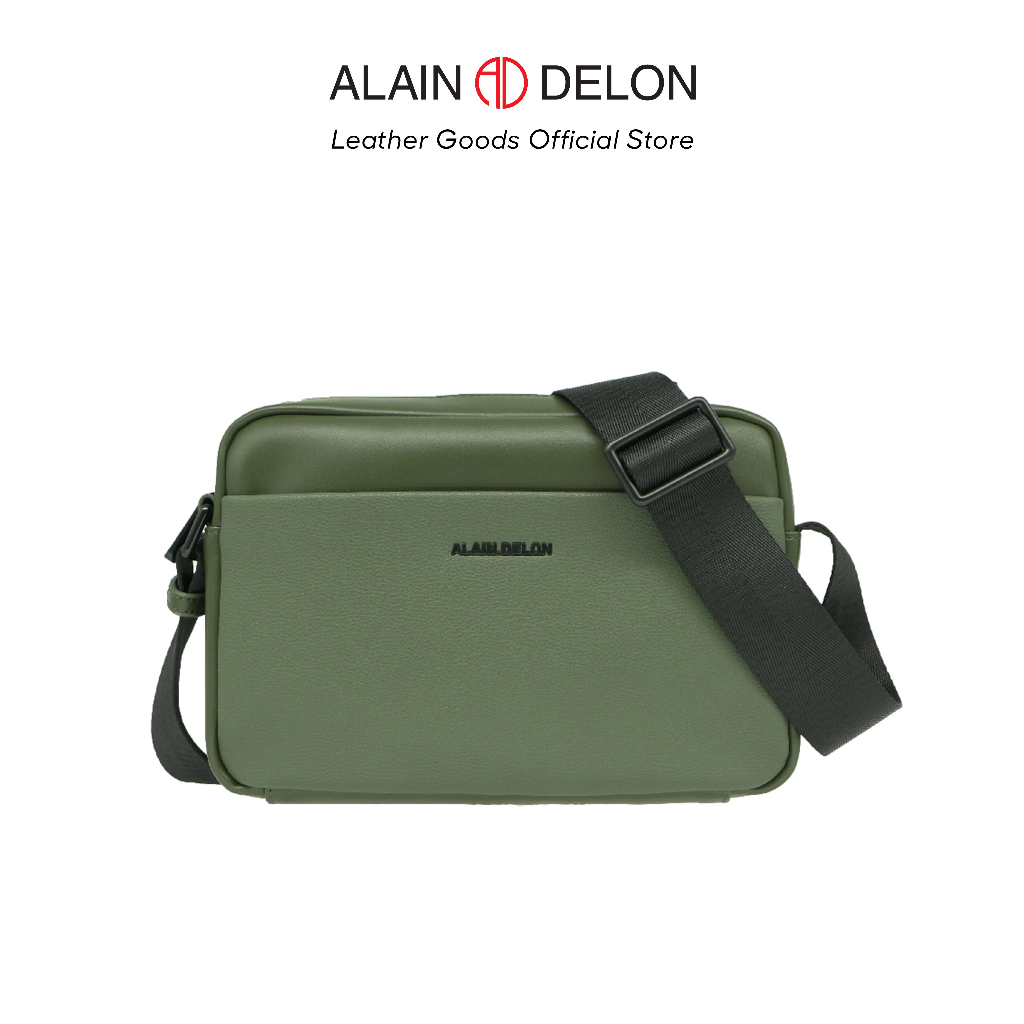 ALAIN DELON MEN CLASSIC PLAIN SMALL MESSENGER BAG ASB0311PN3MH3