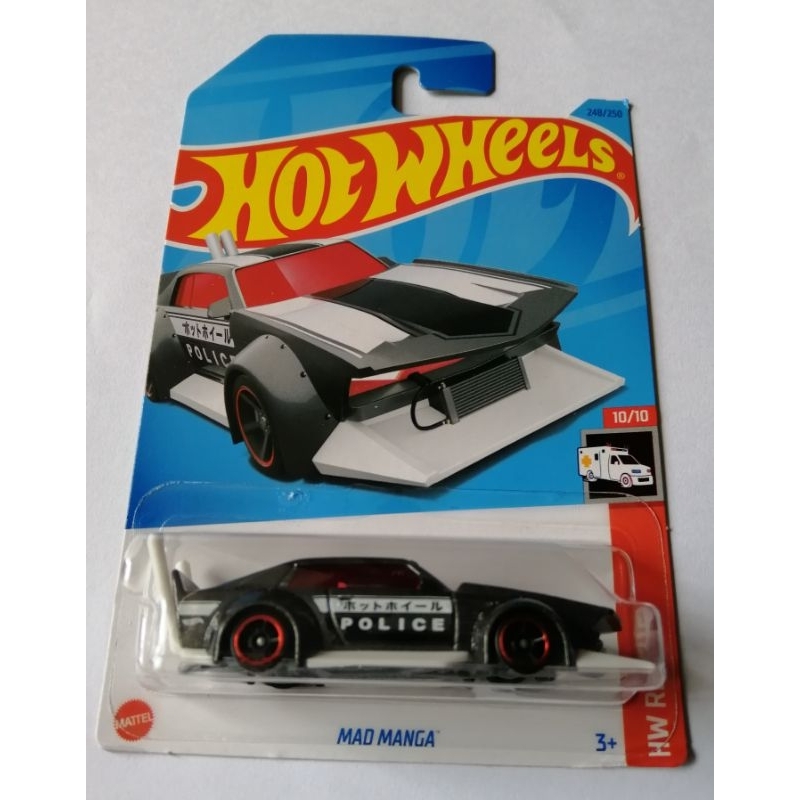 Hotwheels Mad Manga Police Patrol Case Q 2023 Shopee Malaysia