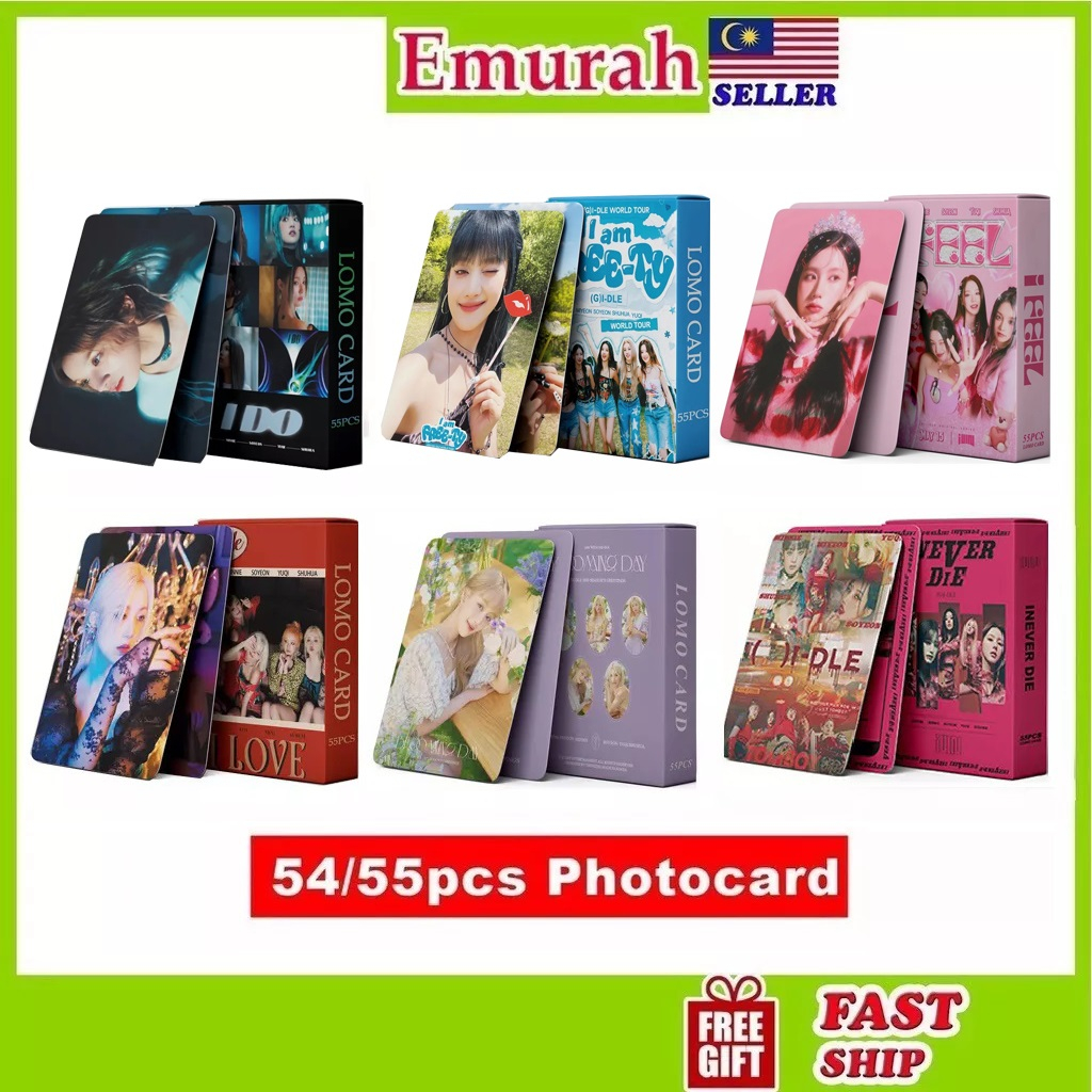 (BUY 3 FREE 1) Gidle Lomo Card 55pcs I SWAY WIFE FATE GO FOR IT I DO I ...
