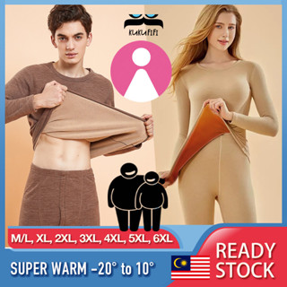 READY STOCK MALAYSIA】Men & Women Long Johns Thermal Underwear for Cold  Weather, Winter Warm Base Layer Top & Bottom Set