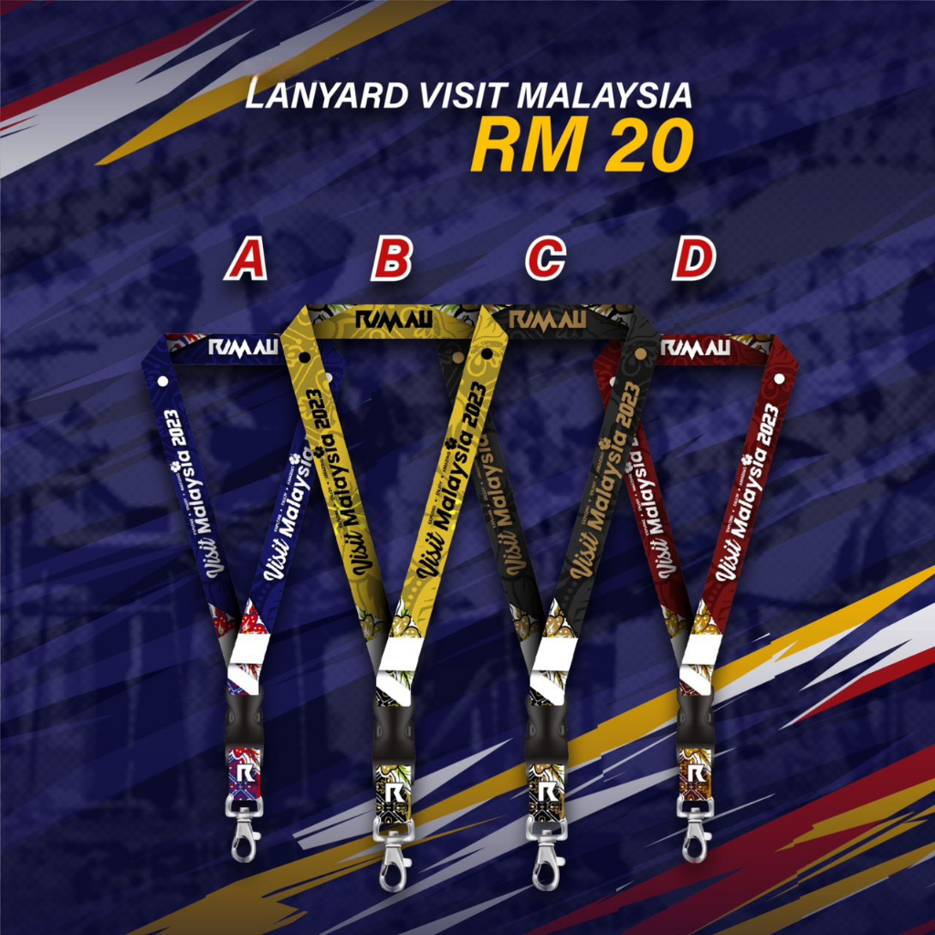 LANYARD MERDEKA 2023 VISIT MALAYSIA | Shopee Malaysia