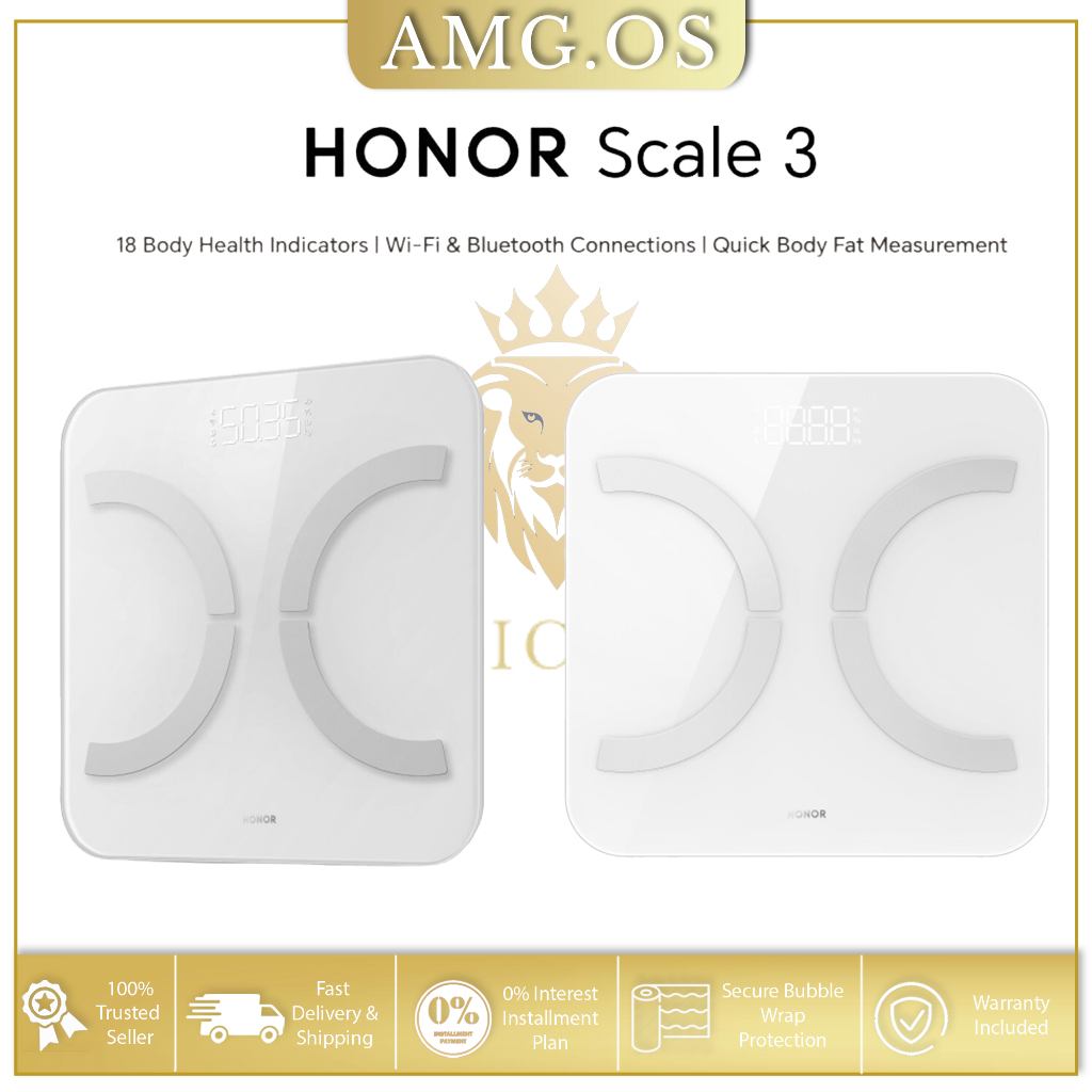 HONOR SCALE 3 24 Body Health Indicators Quick Body Fat Measurement Body Weight Scale