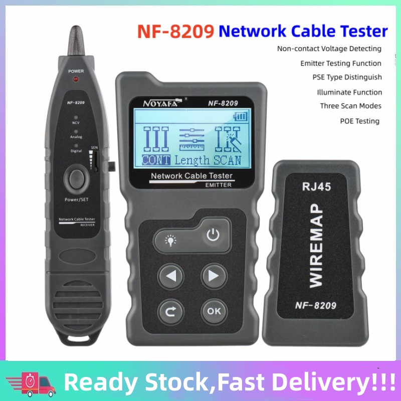 🔥🔥🔥NF8209 Network Cable Tester, Wire Tracker, PoE Checker, Continuity