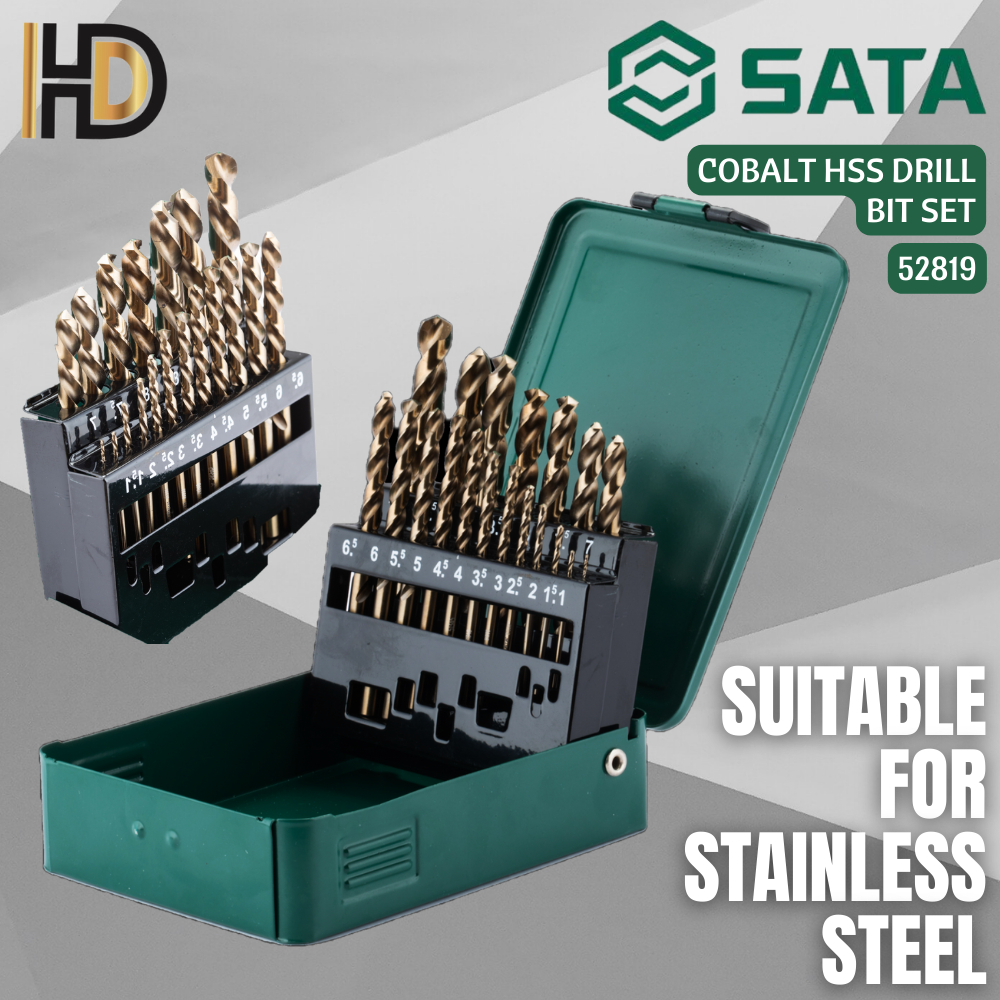 Stainless drill bit set sale