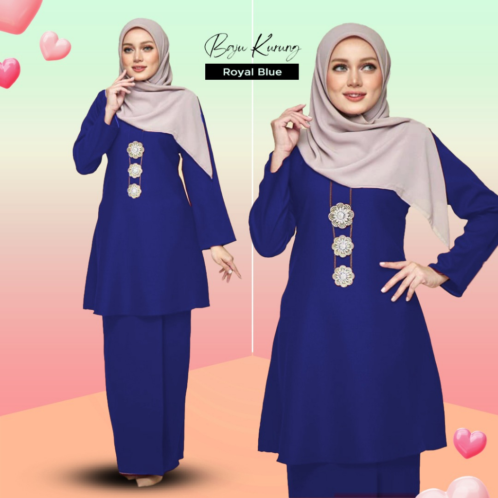 BAJU KURUNG RIAU (S - 2XL) BAJU KURUNG MODEN MURAH PLUS SIZE MUSLIMAH