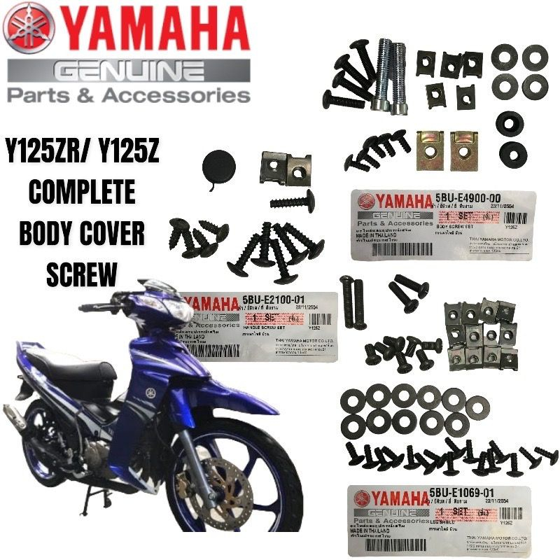 YAMAHA HONDA Y15ZR LC135 Y125ZR EX5 BODY COVER SCREW COMPLETE SET Frame