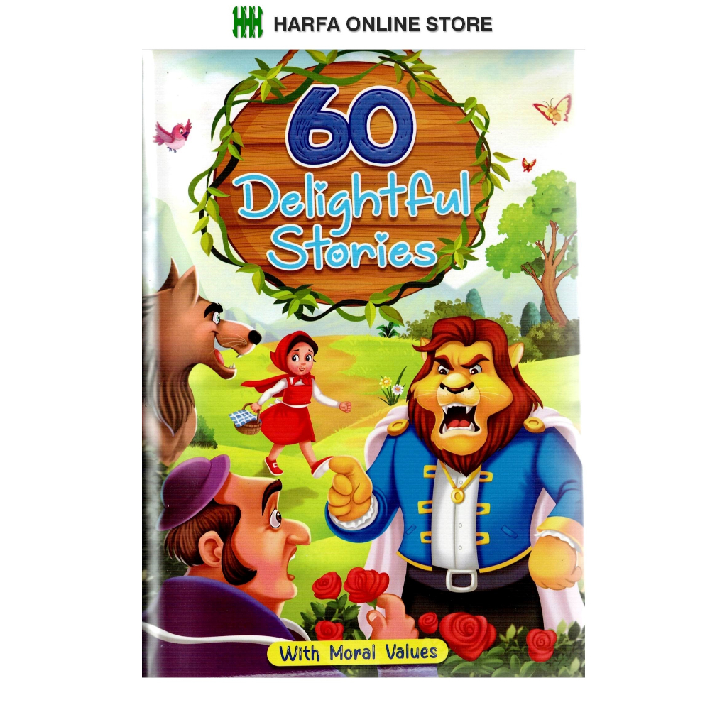 Buku Cerita : 60 Delightful Stories ( With Moral Values ) | Shopee Malaysia