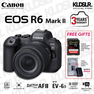 Canon EOS R6 Mark II Mirrorless Camera with 24-105mm f/4 Lens