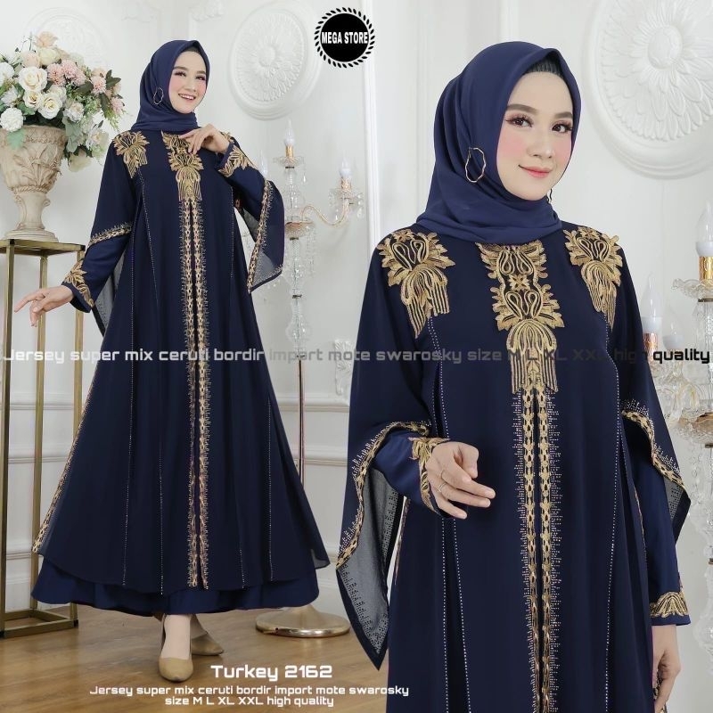 🔥 READY STOCK 🇲🇾🔥 MS Turkey 2162 COLORS Series Jubah Abaya umrah Haji ...