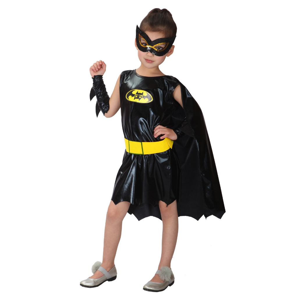 💥Malaysia Ready Stock💥Girls Deluxe Batgirl Costume Superhero Batman ...