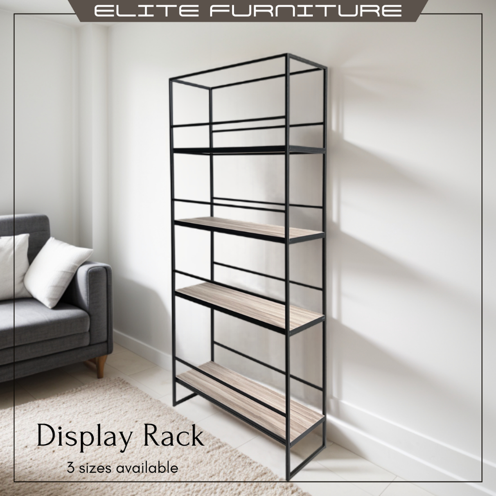 𝙀𝙇𝙄𝙏𝙀 𝙁𝙐𝙍𝙉𝙄𝙏𝙐𝙍𝙀 Display Rack/Kitchen Rack with Metal Frame/Book Shelf ...