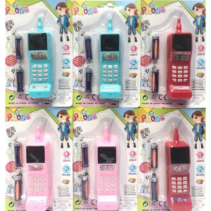 NEW TOY FOR KIDS 8152-C CARTOON PHONE MAINAN KANAK-KANAK TELEFON ...