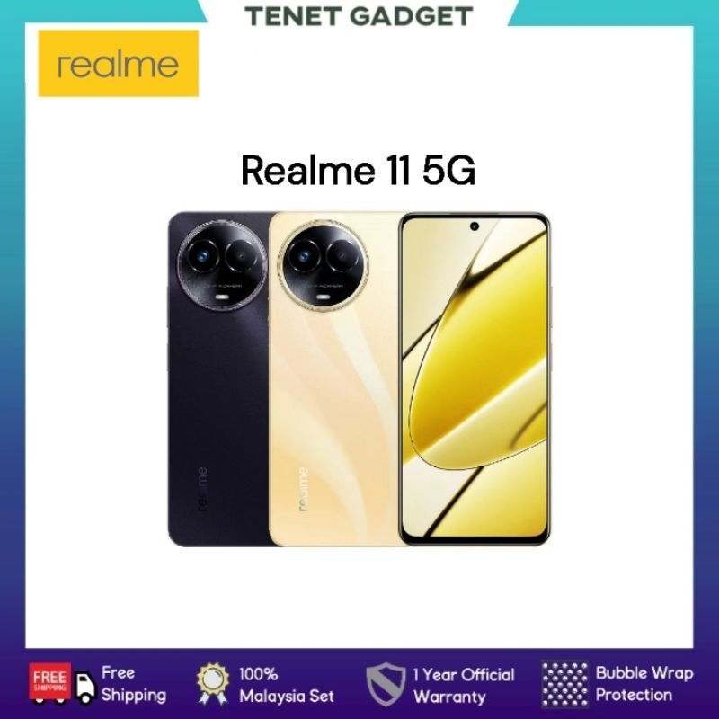 realme 11 Pro 5G (8GB+8GB Extended Ram)+256GB Rom (Original Malaysia Set)  With Premium Gift –