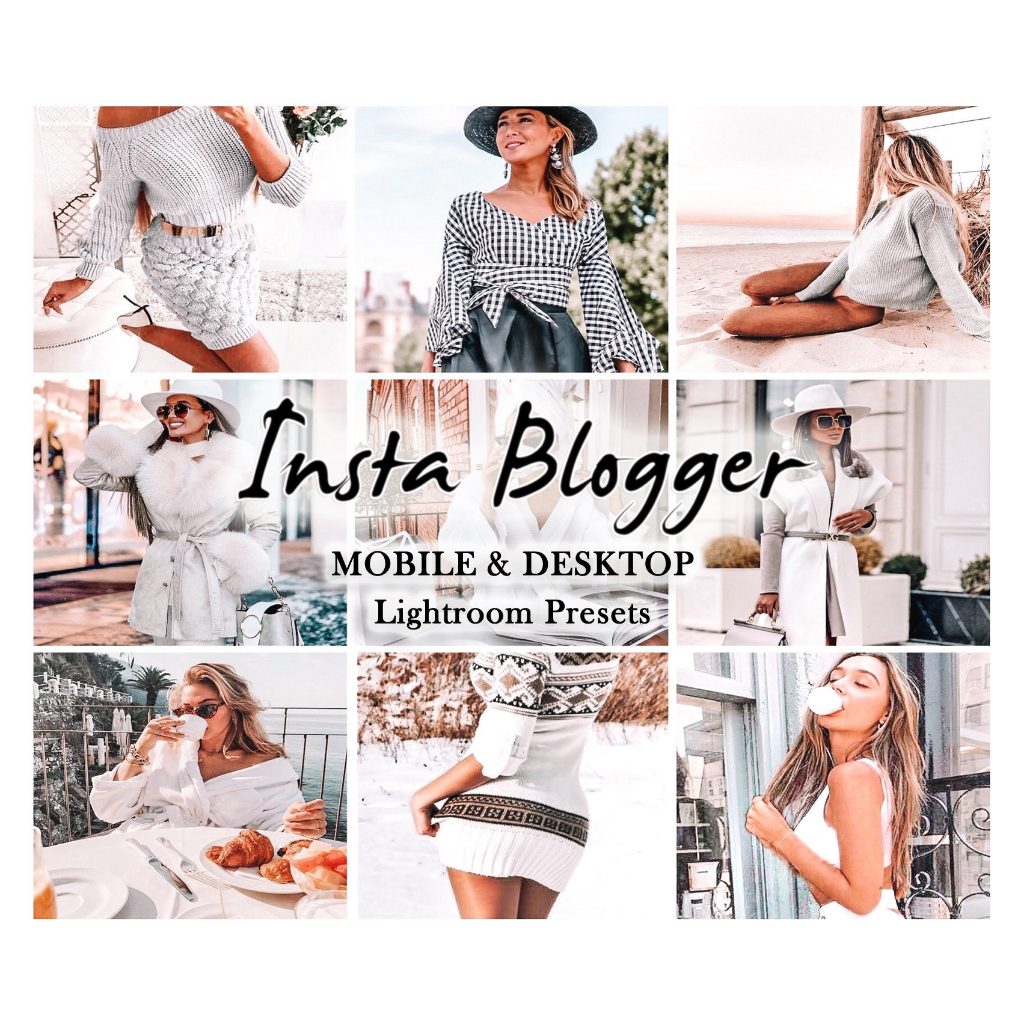 8 INSTAGRAM Preset Blogger Preset - Lightroom Presets, Mobile Presets ...