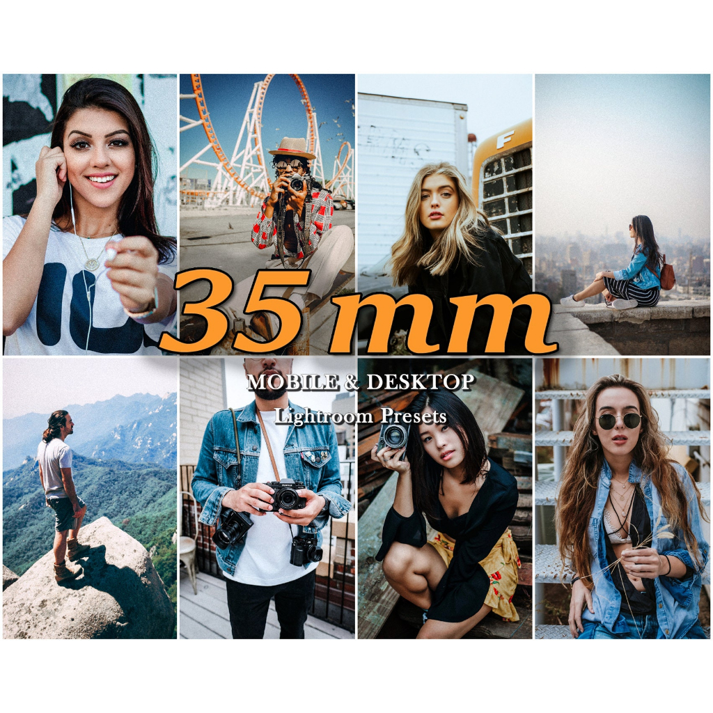 16 FILM 35 MM Lightroom Presets, Analog 35 mm Preset, Lightroom Mobile ...