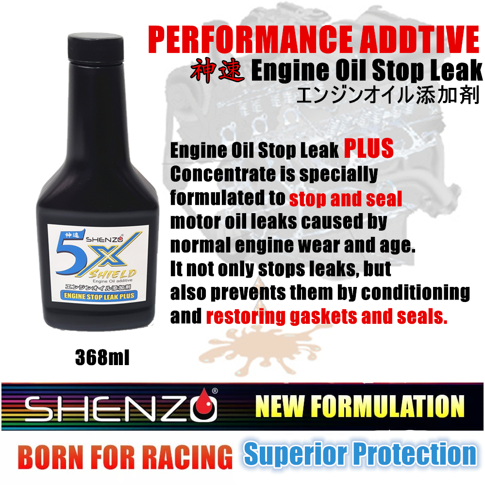 ENGINE OIL STOP LEAK SHENZO Leaking oil Treatment Honda Toyota Nissan Suzuki Subaru Perodua