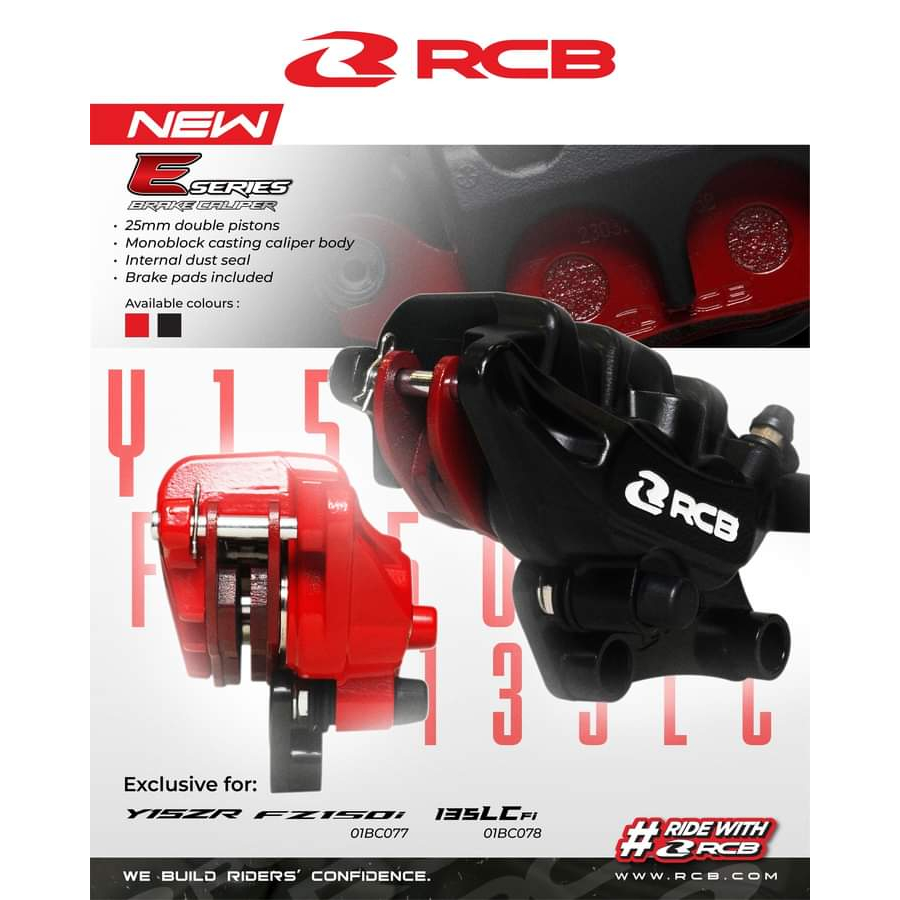 RCB RACING BOY E-SERIES / E SERIES CALIPER ( 2POT ) Y15 / Y16 ( FRONT ...