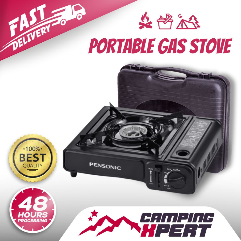 PENSONIC Portable Gas Stove Mini Stove Gas Burner Portable For Outdoor