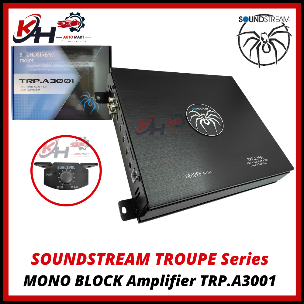MONO ★ SOUNDSTREAM ★ Monoblock Class D Troupe Series Amplifier TRP